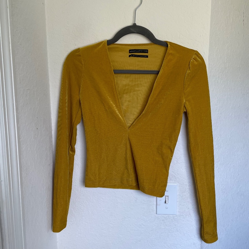 Urban Outfitters Velvet Feel Top